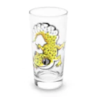 もむのふの爬虫類グッズやさんのレオパちゃん Long Sized Water Glass :front