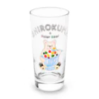 のぐちさきのシロクマさんの白くまタイム Long Sized Water Glass :front