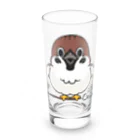 イラスト MONYAAT のスズメがちゅんA  Long Sized Water Glass :front