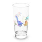 pluのカラフル恐竜❤️💛💚💙💜 Long Sized Water Glass :front