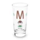 イラスト MONYAAT のスズメがちゅん SMLTシャツ Long Sized Water Glass :front