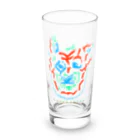 約束の場末×はとみ図案のとら101 Long Sized Water Glass :front