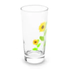 Lily bird（リリーバード）の風に揺れる向日葵 Long Sized Water Glass :front