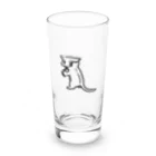 chocochachaのオウカンミカドヤモリ（黒） Long Sized Water Glass :front