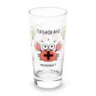 イラスト MONYAAT のたしかに　たしかに　ただのカニ*A Long Sized Water Glass :front