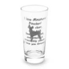 onehappinessのミニチュアピンシャー Long Sized Water Glass :front