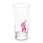 ヨープキャンが気になったの何かを見ている猫さん Long Sized Water Glass :front