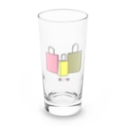 ヨープキャンが気になったの紙袋 買物 Long Sized Water Glass :front