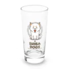 neguse511のSHIBA DOG　白 Long Sized Water Glass :front