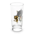 おもちとおこげの隠れ家の手繋ぎもちこげ Long Sized Water Glass :front