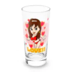 ラジオディレクターりかちゃんのラジオディレクターりかちゃん Long Sized Water Glass :front