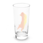 ねこや Ryoko -猫屋 りょうこ-のねこ　桃の色　ゆとり Long Sized Water Glass :front