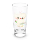 🌈キクチンのおみせやさん🌈のチューリップを持ったぎょーざわくん2 Long Sized Water Glass :front