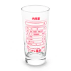 ドレメヒロコのこけし薬局(あか) Long Sized Water Glass :front