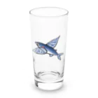 魚長～UoChou～のトビウオ気持ちよく飛んでます Long Sized Water Glass :front