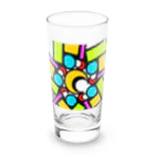 pastelia　shopのステン堂…stained  glass Long Sized Water Glass :front