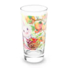 Akariya Manamiのうさぎと柿など実りの秋 Long Sized Water Glass :front