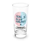 Teal Blue CoffeeのTEAL BLUE AIRLINES ロンググラス前面