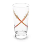 月が輝くこんな夜にの釘バット Long Sized Water Glass :front