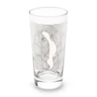 くらげちゃんのおへやのレオパ、シルエット、 Long Sized Water Glass :front