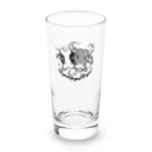 イラスト MONYAAT のワンポイント 牛のギュウギュウB Long Sized Water Glass :front