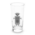 旦那芸術の架空土偶　スマホ式 Long Sized Water Glass :front