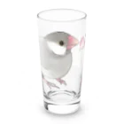 まめるりはことりの幸せ文鳥ちゃん【まめるりはことり】 Long Sized Water Glass :front