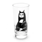 さがらくだのモナリザキャット Long Sized Water Glass :front