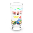 Siderunの館 B2のレトロゲーム風な福助 Long Sized Water Glass :front