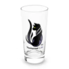 kocoon（コクーン）の夜型生活のネコ Long Sized Water Glass :front