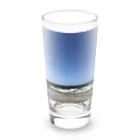 我欲無欲のビーチクリーンしてる海岸 Long Sized Water Glass :front