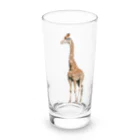 Rubbishのきりんさん Long Sized Water Glass :front