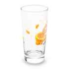 にとりうむ-NiTorium-🔸オレンジマンタのグッズのオレンジマンタ(オレンジデー) Long Sized Water Glass :front