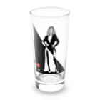 京都の魔雑貨堂の白と黒の女 Long Sized Water Glass :front