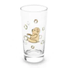 PERIDOTのcoffee break（ロゴが白） Long Sized Water Glass :front