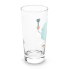 ちくわぶのていねいな暮らしをするモンスター Long Sized Water Glass :left