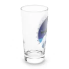 Kotetsu diary(SUZURI店)のフラットコーテッドレトリバー×クール Long Sized Water Glass :left