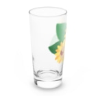 Kotetsu diary(SUZURI店)のシェルティ&ダックス×ひまわり Long Sized Water Glass :left