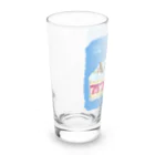 Chill`s Factoryのしろいケーキ シマエナガ Long Sized Water Glass :left