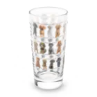 かえるのトイプードル身体測定 Long Sized Water Glass :left