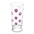 neboworksのあさがお（いっぱい・紫） Long Sized Water Glass :left