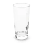 城の3月17日の落ちてる猫です Long Sized Water Glass :left