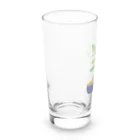 mercyの【Watercolor Plants】 Long Sized Water Glass :left