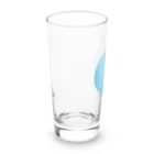 レイにーのじゃれてるシンプル白猫 Long Sized Water Glass :left