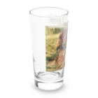 ドッグハウスベティのスタンダードダックス兄妹 Long Sized Water Glass :left