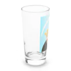 風の絵本のイチゴパフェうさぎクッキー Long Sized Water Glass :left