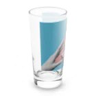 insparation｡   --- ｲﾝｽﾋﾟﾚｰｼｮﾝ｡のcheers (青) Long Sized Water Glass :left