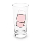 DECORのもっちり！敬語のぶたさん　ティータイムver. Long Sized Water Glass :left