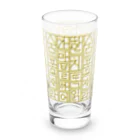 LalaHangeulの金色ハングル　12行バージョン Long Sized Water Glass :left