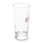 🥖こげぱん🐾のこげぱんカバ　寝起き Long Sized Water Glass :left